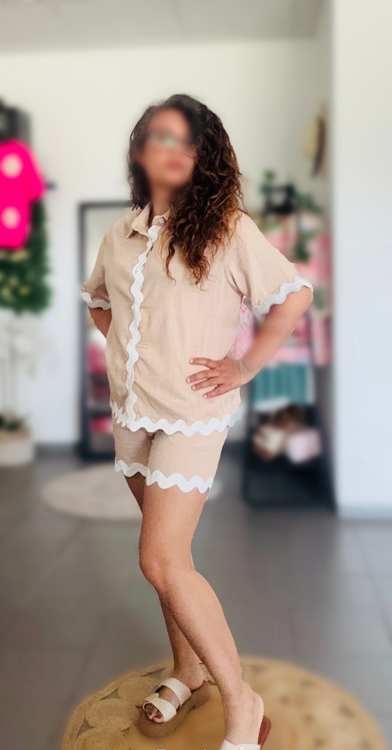 Ensemble short beige