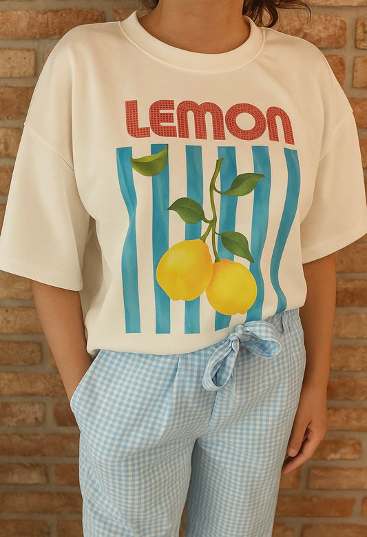 T-shirt “Lemon” – Fraîcheur & Bonne Humeur