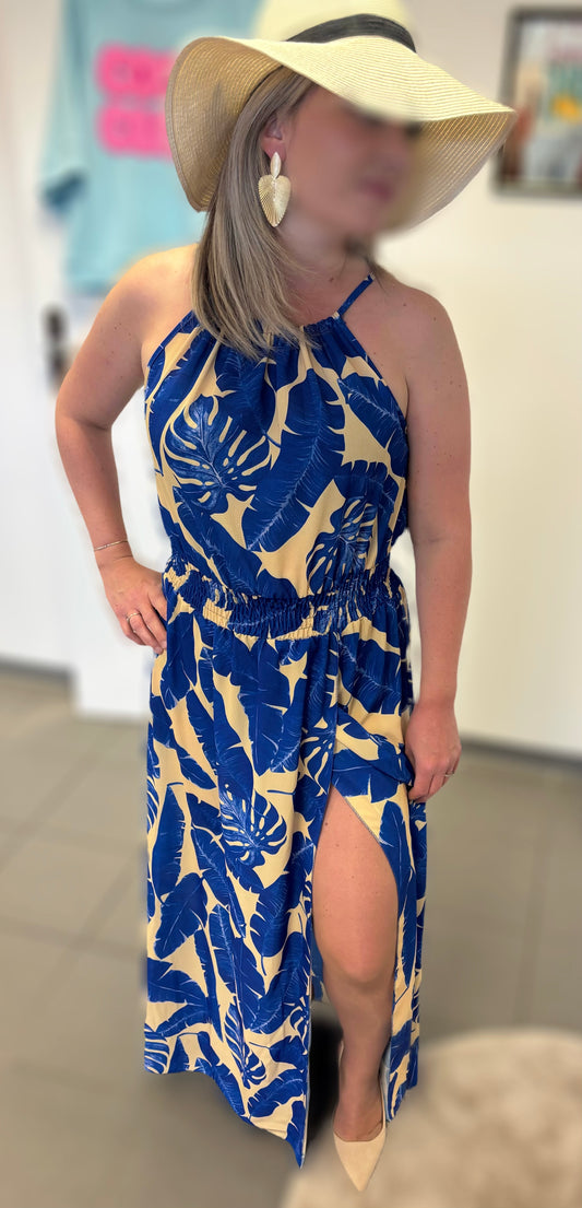 Robe longue imprimé tropical – Esprit vacances assuré