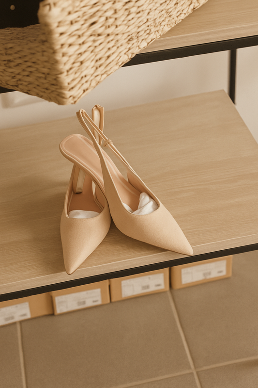 Escarpins Épure Beige