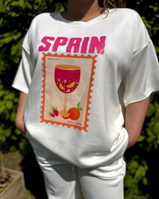 T-shirt “Spain” – L’été en toute décontraction