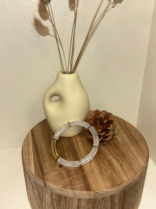 Bracelet argenté & doré ✨