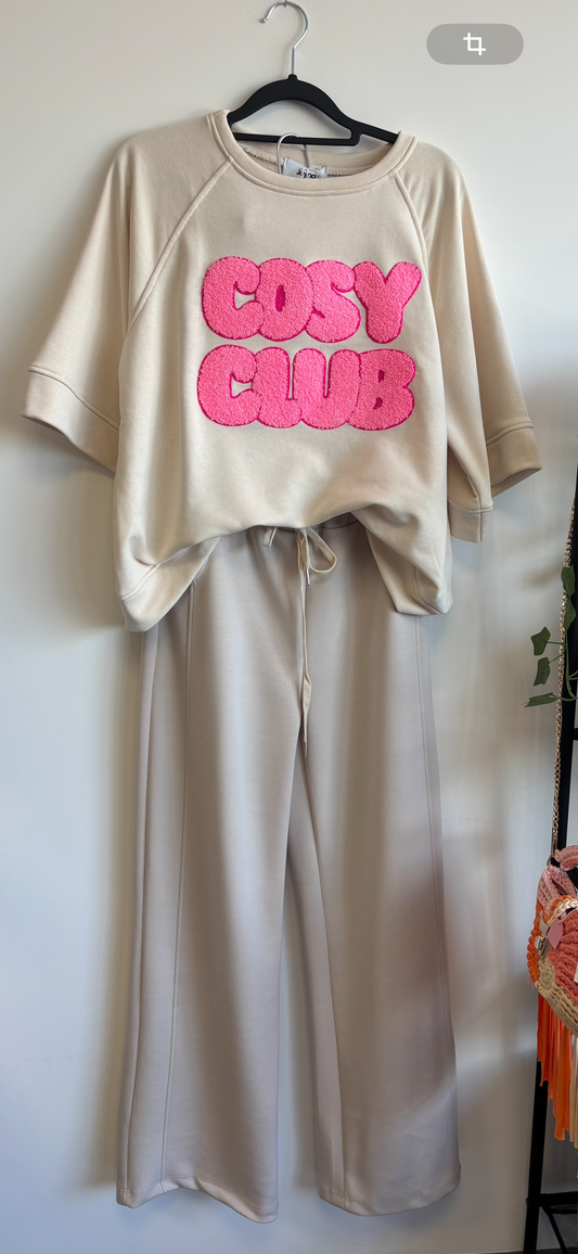 Pantalon “Cosy Club” - Beige