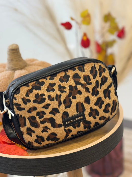 Sac bandoulière léopard